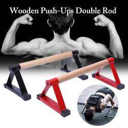 New Wooden Sport Push Up Stands Pushup Gym Exercise Training Chest Parallel Bar Double Rod Push-Up Stand Fitness Equitments