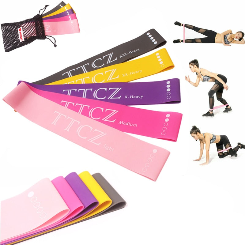 Resistance Bands Set Fitness Band for Sports Exercise Training Yoga Strength Fitness Gum Rubber Workout Elastic Equipment